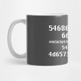 Hexadecimal code Mug